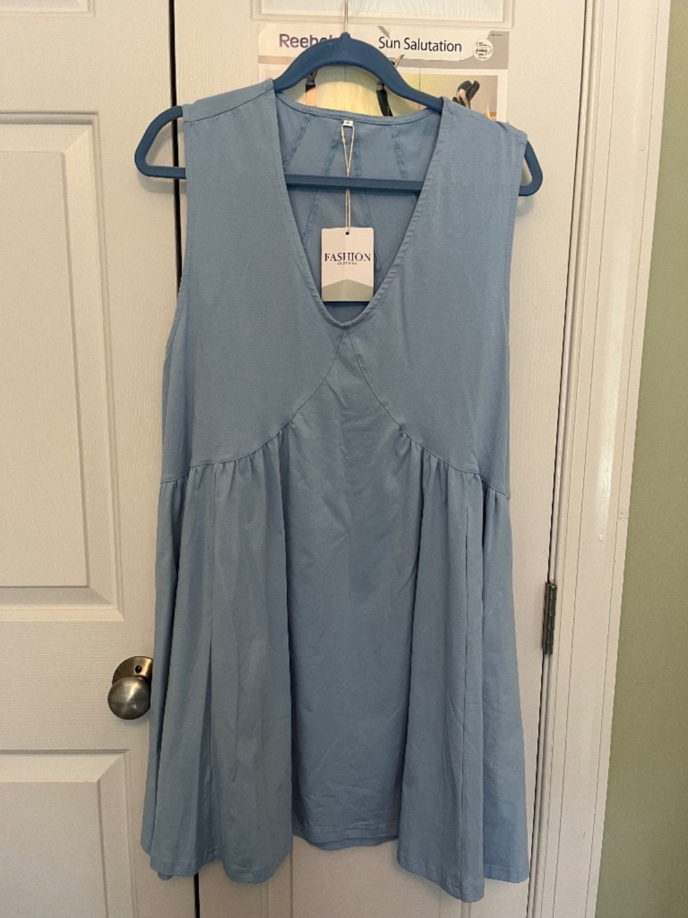 Blue dress